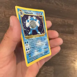 1999 Pokemon Base Set Poliwrath 13/102 Holo Base Set Card -LP MP WOTC - Image 2