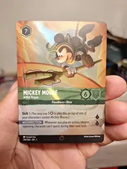 G2U Disney Lorcana Mickey Mouse Artful Rogue Enchanted 210204 - Image 1