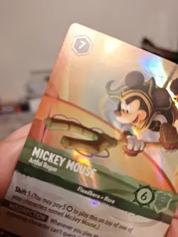 G2U Disney Lorcana Mickey Mouse Artful Rogue Enchanted 210204 - Image 3