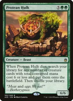 MTG Magic the Gathering Protean Hulk (185/267) Masters 25 Near Mint - Image 1