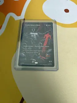 MTG Venom King In Black 0022 NON FOIL Borderless Mythic - Image 1