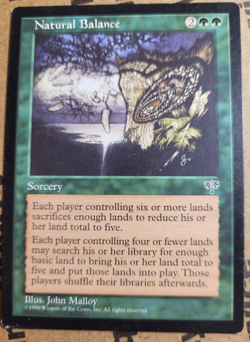 MTG - Natural Balance - LP - Vintage Mirage Commander Premodern - Image 1