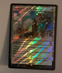 Authority of the Consuls Surge FOIL NM FINAL FANTASY Magic the Gathering MTG - Image 1
