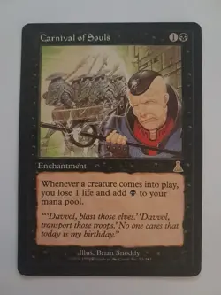Carnival of Souls LP MTG Magic the Gathering Urza's Destiny Reserved List - Image 1