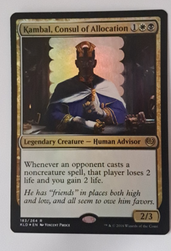 Kambal, Consul of Allocation FOIL LP MTG Kaladesh Magic the Gathering - Image 1