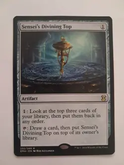 Sensei's Divining Top LP Magic the Gathering Eternal Masters MTG - Image 1