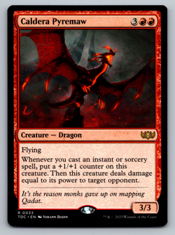 Caldera Pyremaw R 0033 Tarkir: Dragonstorm Regular - Image 1