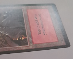 Mountain LP/MP MTG Magic the Gathering Beta Basic Land (A) - Image 4