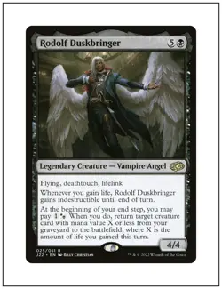 1x Rodolf Duskbringer, Jumpstart 2022, Magic the Gathering MTG NM - Image 1