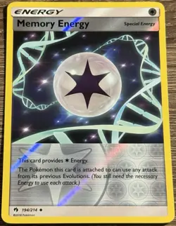 Pokemon - Memory Energy 194/214 - Reverse Holo - Lost Thunder - LP (L) - Image 1