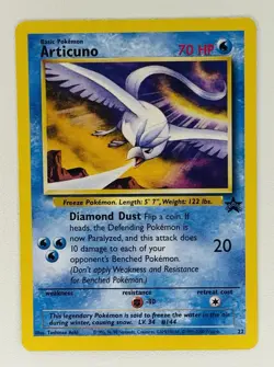 2000 Pokemon Articuno Rare Black Star Promo #22 - Image 1