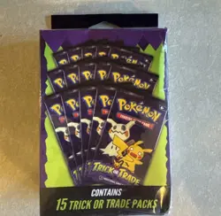 Pokemon Trick or Trade Booster Pack box - 15 Packs 2025 NEW Sealed Box LOT OF 5* - Image 1