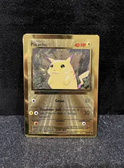 2021 Pokemon Pikachu Gold Metal Ultra Premium Collection 58/102 - Celebrations - Image 1