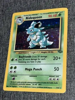 NIDOQUEEN (Holo) 1999 Pokemon Jungle Unlimited 7/64 - Image 1