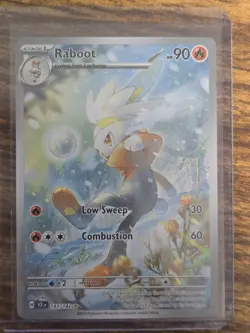 Raboot 147/142 Stellar Crown Pokemon Illustration Ultra Rare Holo Mint - Image 1