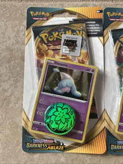 X2 Pokemon TCG!! Darkness Ablaze Blister Pack ~ Hatenna ~ New/Factory Sealed - Image 3