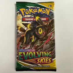 POKEMON SWSH Evolving Skies Booster Pack X4 Full Art Set Unweighed/Unsearched - Image 2