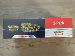Pokemon Surging Sparks ETB + Booster Bundle Costco 2 Pack Sealed Elite Trainer - Image 2