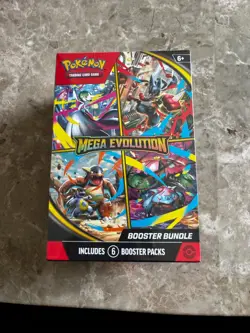 Pokemon TCG Mega Evolutions Booster Bundle SEALED - 6 Booster Packs - Image 1