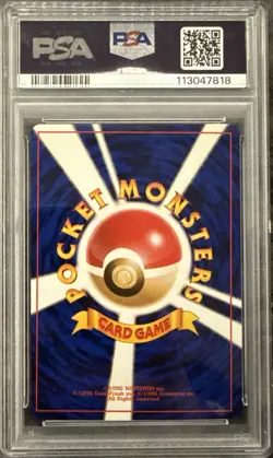1998 Pokemon P.M. Japanese Gym 2 Sabrina's Gaze Trainer Banned Art PSA 7 - Image 2