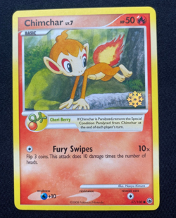 Pokemon TCG Chimchar 57/100 Diamond & Pearl Countdown Calendar (LP) - Image 1