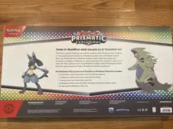 PRISMATIC EVOLUTIONS Lucario EX and Tyranitar EX Premium Collection New in box - Image 2