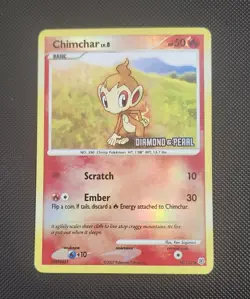Pokemon D&P Chimchar 76/130 Stamped Reverse Holo - LP+ - Image 1