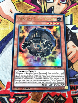 Ancient Gear Gadget sr03-en000 1st Edition (NM/VLP) Ultra Rare Yu-Gi-Oh! - Image 1