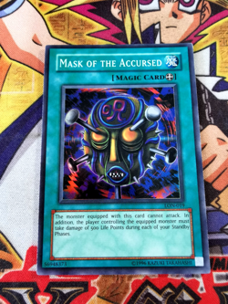 Mask of the Accursed lon-019 Unltd Ed (LP/MP) Super Rare Yu-Gi-Oh! - Image 1