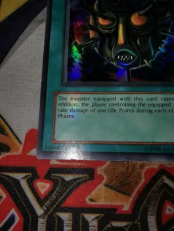 Mask of the Accursed lon-019 Unltd Ed (LP/MP) Super Rare Yu-Gi-Oh! - Image 3