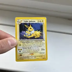 Pokemon TCG Light Jolteon Neo Destiny Card 48/105 - Image 1