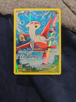 Pokemon TCG Latias XY78 Full Art Black Star Holo Promo Card NM Condition - Image 1