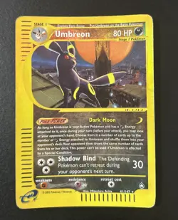Pokemon Card-Umbreon-Acquapolis-ENG-41/147-ReverseHolo-Very Good - Image 1