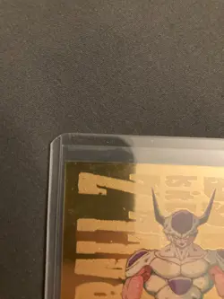 Dragon Ball Z 1999 FUNimation Dragon Ball z Gold Frieza G-9 Card - Image 2