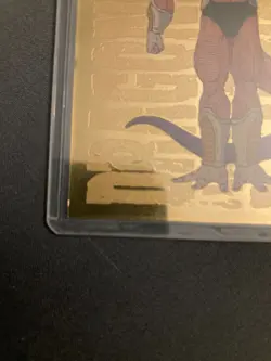 Dragon Ball Z 1999 FUNimation Dragon Ball z Gold Frieza G-9 Card - Image 4