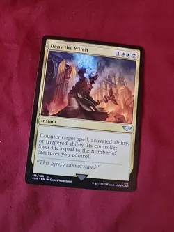 ~ Deny the Witch ~ NM ~ Universes Beyond: Warhammer 40K ~ MTG ~ - Image 1
