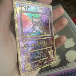 Ancient Mew Mewtwo Holo holographic Pokemon Card PROMO RARE 2000 Movie . - Image 3