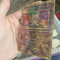 Ancient Mew Mewtwo Holo holographic Pokemon Card PROMO RARE 2000 Movie . - Image 4