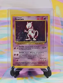 Pokemon TCG Base Set Card | Mewtwo 10/102 Rare - Image 1