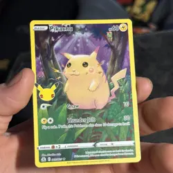Pokemon TCG Card Pikachu 005/025 Celebrations 25th Anniversary Holo 5 - Image 2