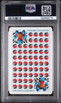PSA 9 MINT 1998 Pokemon Stadium Blue Mewtwo Ace of Clubs Playing Card - Image 2