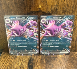 TWO!! Team Rocket's Nidoking ex 119/182 Sv10: Destined Rivals Holo cards Pokemon - Image 2