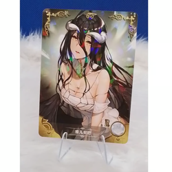 Goddess Story Albedo Overlord NS-11R-07 Holo Anime Waifu Trading Card - Image 1