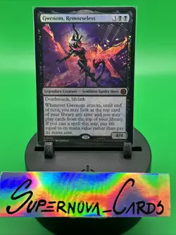 Gwenom, Remorseless MTG Marvel's Spider-Man Foil 0056 - Image 1