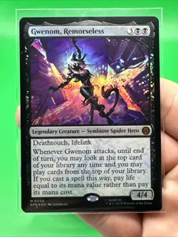 Gwenom, Remorseless MTG Marvel's Spider-Man Foil 0056 - Image 3