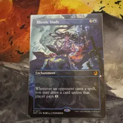 WOTC Wilds of Eldraine: Enchanting Tale Rhystic Study (Anime Borderless) ( NM - Image 1