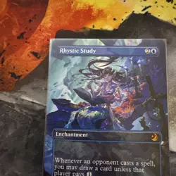 WOTC Wilds of Eldraine: Enchanting Tale Rhystic Study (Anime Borderless) ( NM - Image 2
