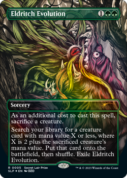 NM-Mint, English - 1 x Eldritch Evolution - Foil - Borderless Secret Lair Drop - Image 1