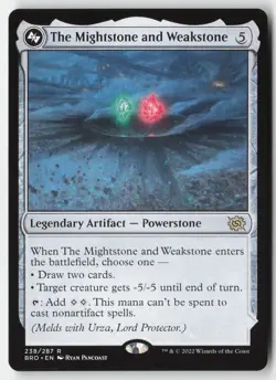 MTG - The Mightstone and Weakstone R The Brothers' War 238 LP-NM - Image 1