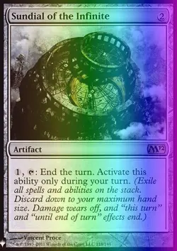 Sundial of the Infinite (112/124) Mystery Booster Retail Edition Foils NM FOIL - Image 1